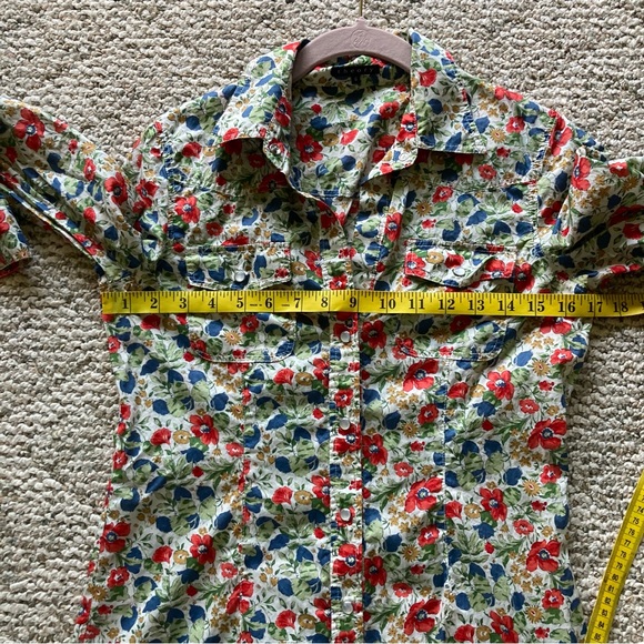 Theory Floral Long Sleeve Button-up Shirt Dress 6 - Picture 8 of 10